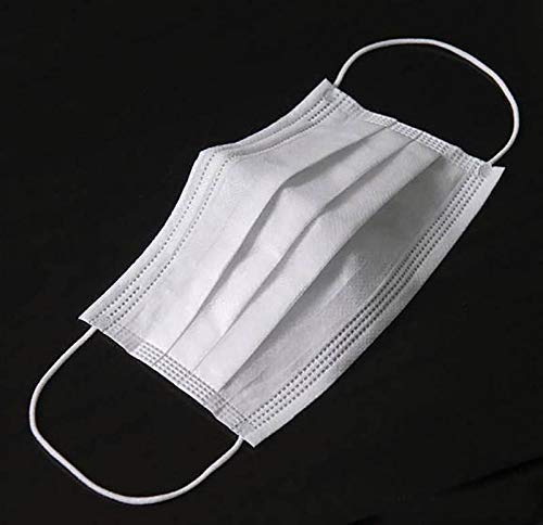 Image of WELLSTAR� 3 Ply Disposable Face Masks Export Quality Non Woven Fabric Mask With 4 Layer Protection and Comfortable Nose Clip White Pack of 50