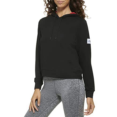 Tommy Hilfiger Women's Logo Patch Active Hoodie Sweatshirt
