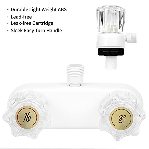 RV Shower Faucet, RV Camper Shower Faucet Replacement, 4” Shower Valve