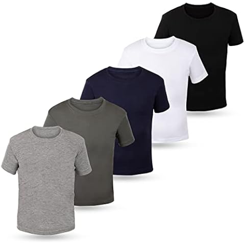 LOREZA Lot de 5 Maillots de Corps Cover
