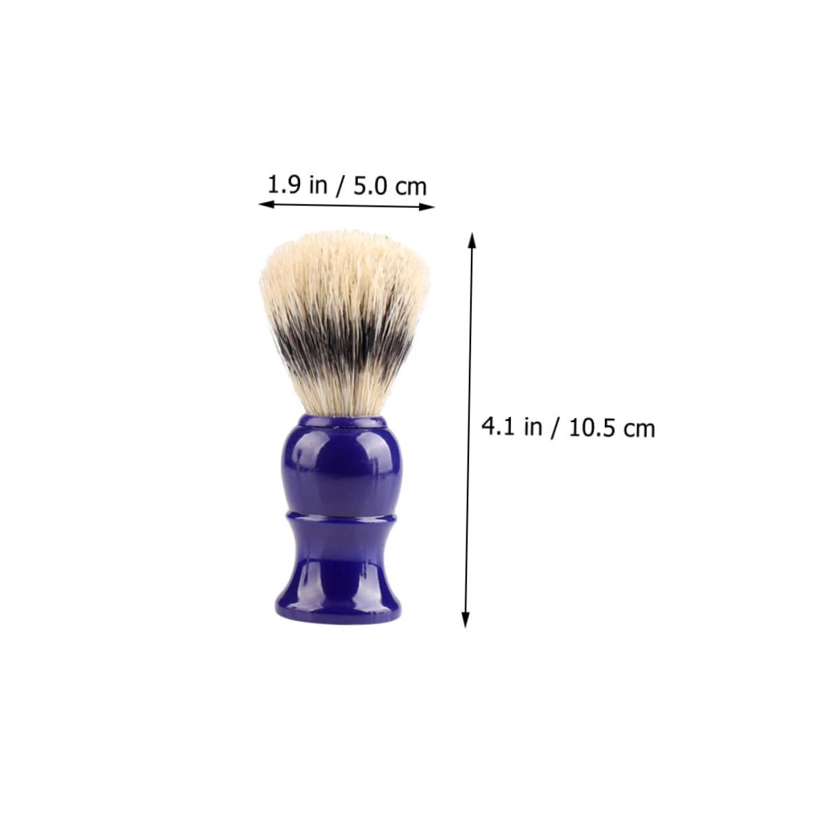 BELLIFFY Synthetic Bristle Shaving Brush Men's Shave Kit for Beard Care Compact Mustache Brush for Daily Use