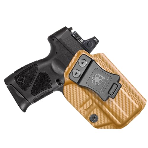 Amberide Made in USA Exact-Fit Kydex IWB Holster for Taurus G3C
