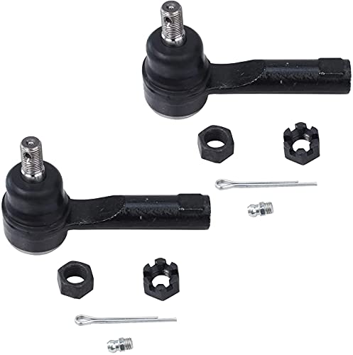 Image of Detroit Axle - 8pc Front End Suspension Kit for 1998-2001 Nissan Altima 1999 2000, 2 Lower Control Arms w /Ball Joints, 2 Sway Bar End Links, 4 Inner Outer Tie Rods Replacement