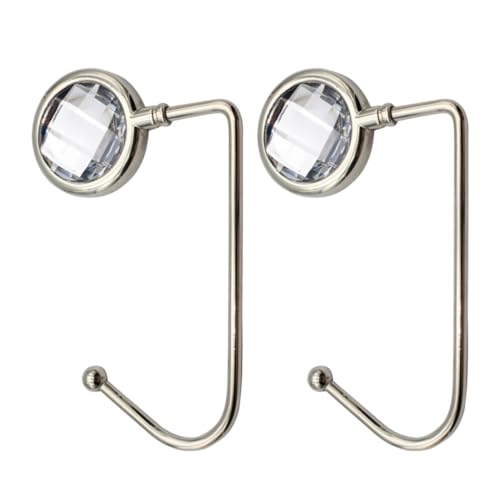 PartyKindom 2 Pçs Bolsa Gancho Bolsa Cabide Para Mesa Elegante Longo Bolsa Titular Para Meninas Femi