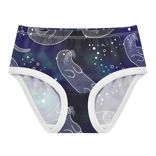 Space Otters Ocean Panties Little Girl Toddler Girls Underwear Cotton Durable Undies Kids Briefs 2t - Main Image