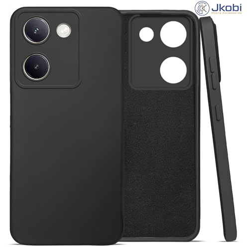 Image of Jkobi Back Cover Case for Vivo Y300 Plus (Matte Finish Silicone with Inside Fiber Cloth)