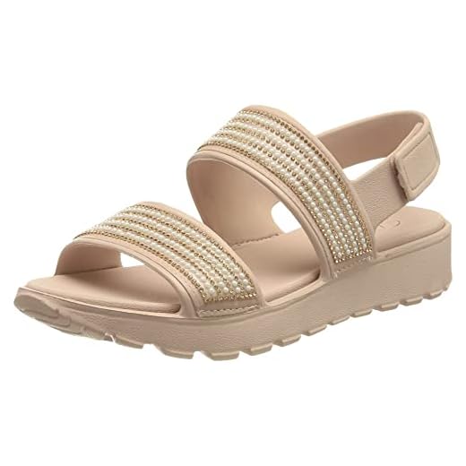 Skechers Footsteps How Extra, Sandalias Mujer, Pink, 37 EU