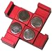 CWZ (Red) Magnetic Parallel Keepers Holders. Dual Magnets! Vise,CNC, Kurt - 4set