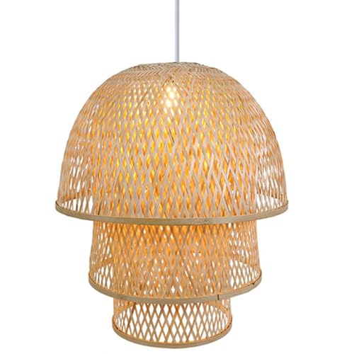 Lustre en rotin bohème pour illuminer votre salle à manger et salon moderne