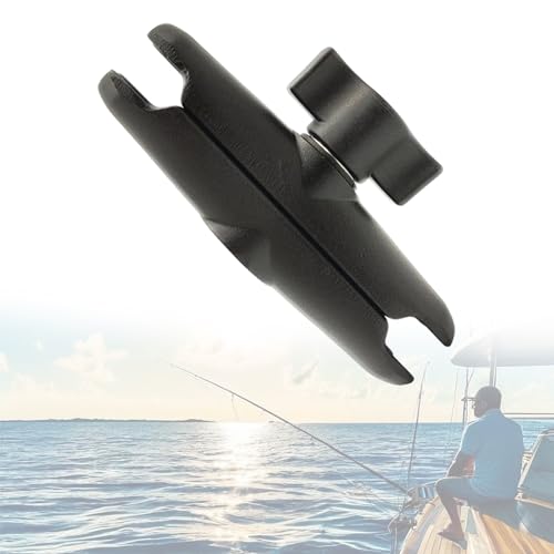 Double Socket Swivel Arm Compatible with RAM, Arkon, iBolt - Marine Electronic Mount Replacement Accessories, Fit for B Size 1