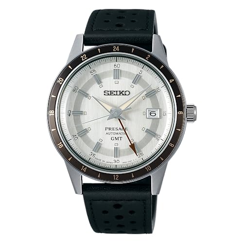 Seiko SSK011J1 Presage Style60s Montre Automatique pour Homme 5ATM, Acier Inoxydable, Bracelet