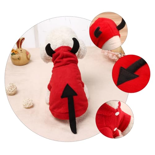 Disfraz Demonio para Perro XL Ropa de Invierno miniatura 7