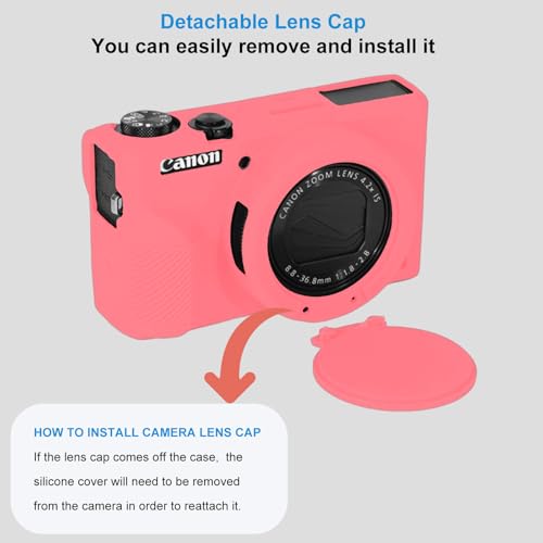 Funda de silicona para Canon PowerShot G7 X Mark III miniatura 5