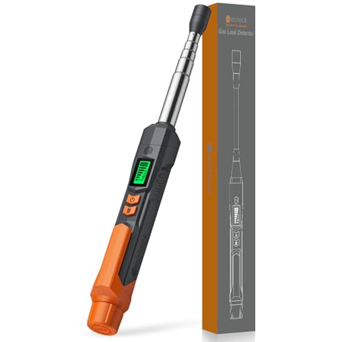 Neoteck Gasleckdetektor Erdgasdetektor mit Ausziehbare Sonde akustischem und visuellem Alarm Gasschnüffler zum Auffinden von Leckquellen für brennbare Gase wie Methan Propan für zu Hause
