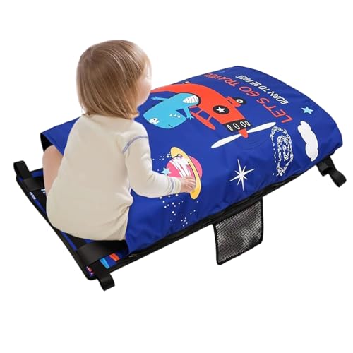 Biniveil Cama de Avión para Bebés | Asiento Extensible De Avión Infantil para Viajes con Cama | Hamaca Portátil Bebé Dormir Vuelo Crucero Vacaciones Camping Playa