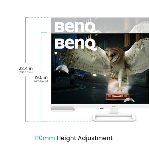 Image of BenQ EW3290U 32 inch 4K 3840x2160 with 98% P3 Colour Coverage, Exclusive AI Contrast, Built-in 2.1 Channel Speakers with woofer, 1 USB Type-C, 3 HDMI Ports, Ergonomic Design, and Eye-Care Technology
