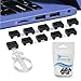 PortPlugs USB-C Dust Plugs 10-Pack & USB-A Port Blockers 10-Pack – Charger Port Protectors & Security Caps Compatible for iPhone, Galaxy, PC, Laptop, iPad, USB Devices