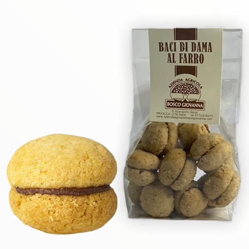 Baci di Dama al farro prodotti da azienda agricola Km0 con nocciole IGP Piemonte | LANGAZONE