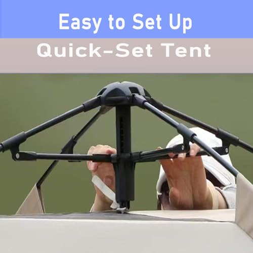 Carpa instantánea para camping con toldo y protección solar miniatura 6