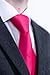 ARMANDINI Men's Classic Black Tie - Solid Color, Micro Pattern Necktie in Gift Box for Weddings, Business, Formal (fuchsia)