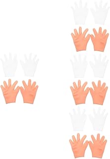 BESTOYARD 8 Pares De Luvas Hidratantes De Proteção Solar Luvas De Spa Para As Mãos Luvas De Rachada Luvas Hidratantes Luvas De Limpeza Noturna Luvas De Loção Convenientes