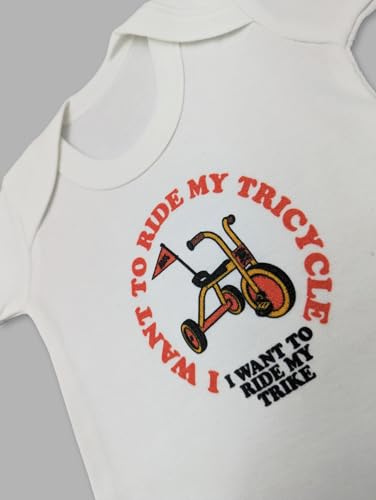 Body pour bébé inspiré de Ride My Trike Queen | Body unisexe mignon musique – Cadeau de fête prénatale | Baby Moo's UK (0–3 mois) – vue 9