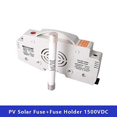 Porte-fusible solaire 1500VDC avec fusible 10x85mm 20A pour boîte de combinaison PV - 3