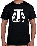 Reissue Short Sleeve Ywerer Mellotron Analog Synth Retro Men\'s Blackt-Shirt（Size:M