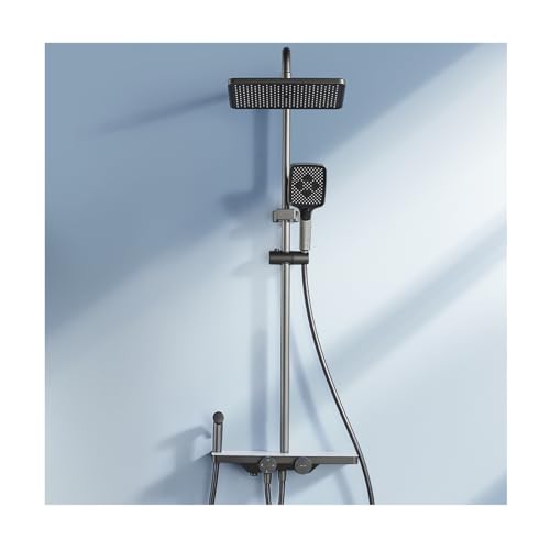 Pomme de douche à ma grande surface avec ensemble complet de robinet gris - 2