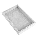 Youngy Velvet Jewelry Tray, Stackable Showcase Display Organizer for Ring Earring Necklace Pendants Bracelet Purple Black - Image 5