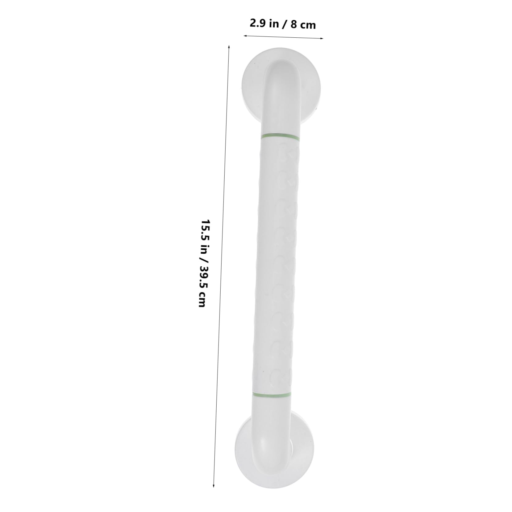 Veemoon Sicherheitsgriff Edelstahl 40cm mit Nylonüberzug Rutschfest Badewannen und Duschhaltegriff für Senioren Multifunktionaler Haltegriff zur Sturzprävention im Bad