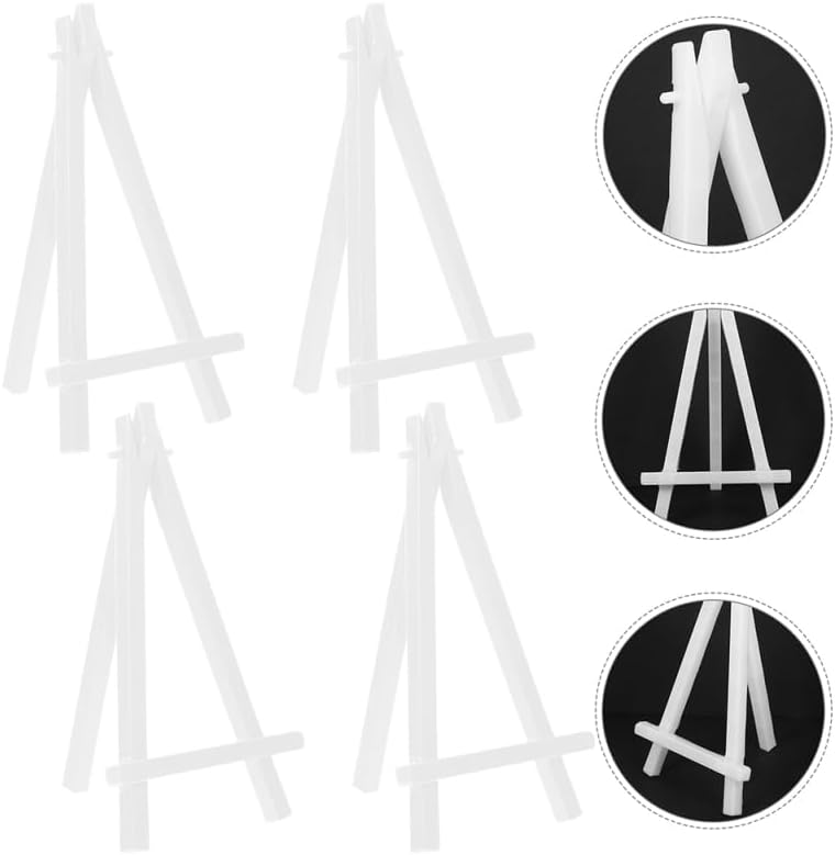 FRCOLOR 12 pcs Mini Easel Stand Children S Painting Easel Set for Canvas Tabletop Portable Small Display Stand with Adjustable Angle for Kids Art Photos Books 6.02 X 3.30 X 0.31 in