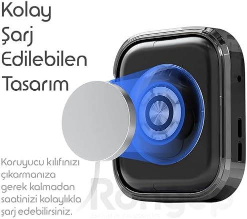 Rongep Huawei Watch Fit 4 için 360° Kasa Koruyucu Yumuşak TPU Kılıf Dokunmatiği ve Netliği Etkilemeyen Fit 4 Ekran Koruyucu Kılıf Darbelere Karşı Huawei Watch Fit4 Ekran Koruma (Şeffaf) - Görsel 6