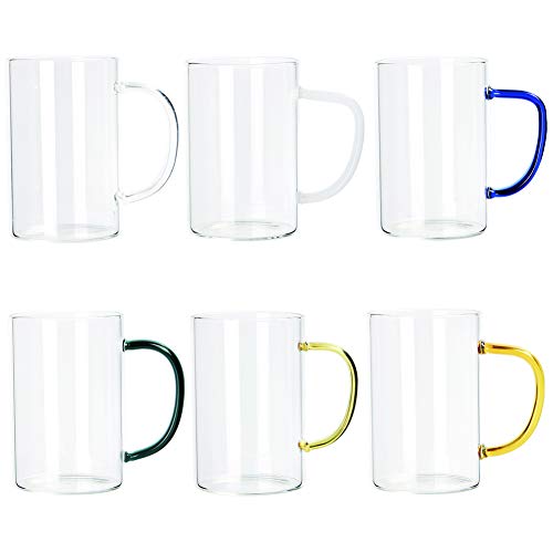 Juego de 6 tazas de café de vidrio Cover