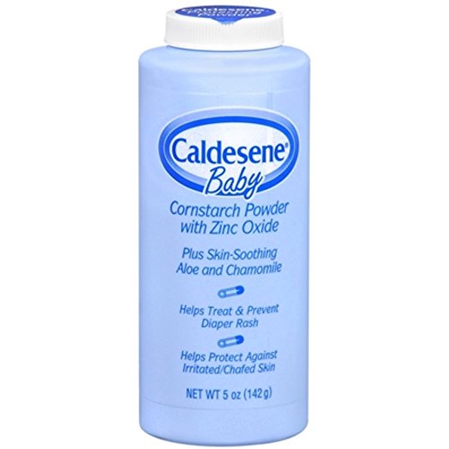 Caldesene Baby Cornstarch Powder With Zinc Oxide 5 oz (Pack of 7)