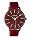 Produktbild Oozoo Damenuhr Quarz mit Lederband 42 MM Rot Sunray C10618