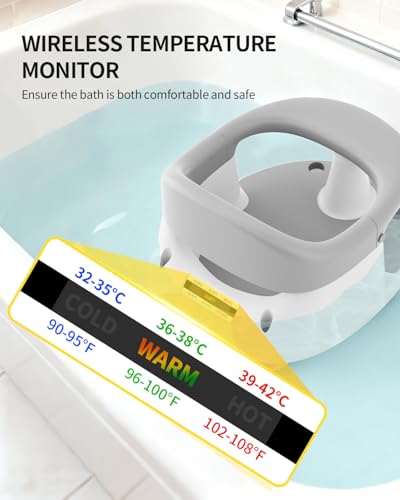 image for GrowthFun Baby Bath Seat for Babies 6 Months & Up, Bath Seats for Babi