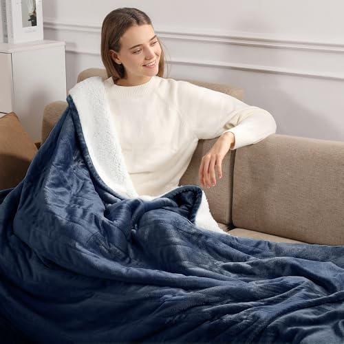 Electric Blanket Full Size Heated Blanket 72''X84'' - Fleece Heated Blankets Washable with 5 Heating Level & 10 Hour Auto Off Heated Lap Blanket for Office, Chair Blanket for Winter, Great Gift Ideas