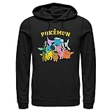 Fifth Sun Men's Pokemon Eeveelutions Pull Over Hoodie - Black - Large