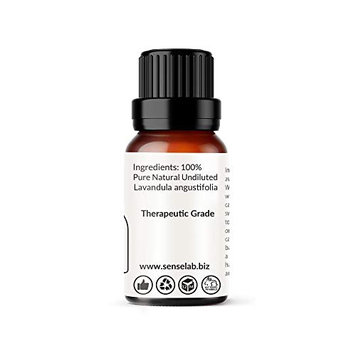SenseLAB Aceite Esencial de Lavanda Indio - Aceite de Lavanda Natural 100% Puro de Grado Terapéutico para Difusor de Aromaterapia y Humidificador - Aceite Relajante y Calmante (10 ml) - imagen 7