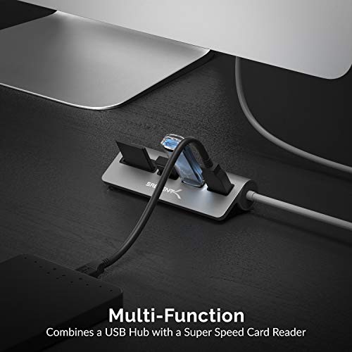Image of Sabrent 3 Port USB 3.0 Hub with SD /Micro SD Card Reader (HB-U3CR)
