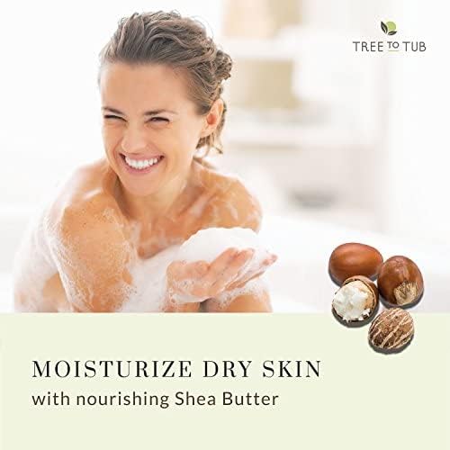 Tree To Tub Unscented Body Wash for Sensitive Skin & Dry Skin, Moisturizing pH Balanced Fragrance Free Body Wash - Image 4