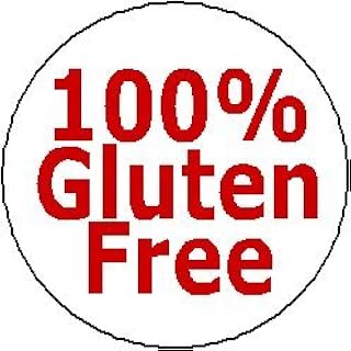 100% Gluten Free 1.25" Pinback Button Badge / Pin