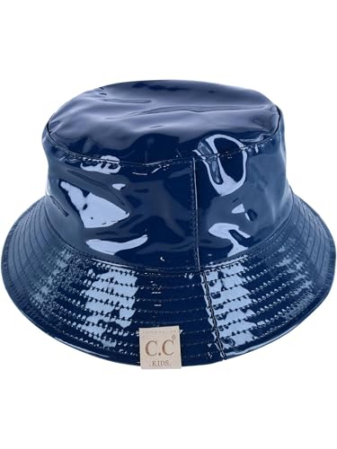 C.C Kids Girls Boys Rain Waterproof Bucket Boonie Fisherman Sun Cap Hat Navy4