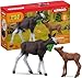 Produktbild SCHLEICH WILD Life 42629 Elch und Kalb Spielset - Tiere Set - Naturgetreues Tiere Figuren Set für Jungen und Mädchen ab 3 Jahren