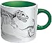 The Unemployed Philosophers Guild Disappearing Dino Mug - Heat Sensitive Color Changing Coffee Mug - Add Hot Liquid and Watch Dinosaurs Turn to Fossils,12 fl oz