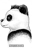  Notebook: Punk Panda Profile , Journal for Writing, College Ruled Size 6\" x 9\", 110 Pages