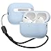 Produktbild elago Liquid Hybrid Hülle Kompatibel mit Apple AirPods Pro 2. Generation (2022) Case mit Lanyard - Kompatibel mit AirPods Pro 2 Hülle, Dreischichtige Schutz, Staubbeständig, Stoßfest (Hellblau)