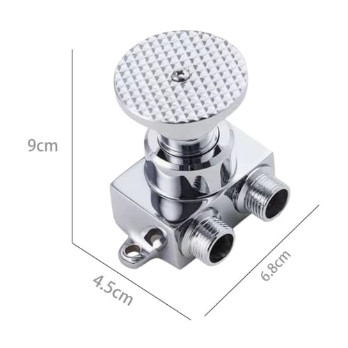 Robinet à pédale vertical en laiton antirouille pour commande au pied