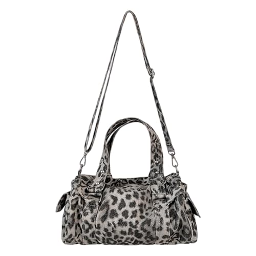 Sac à main léopard pour femme : grand sac bandoulière souple et tendance pour le quotidien